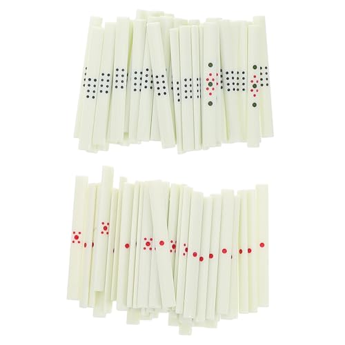 ibasenice 88 Stück Mahjong Chips Teiliges Wettzubehör für Chinesische Mahjong Spiele Zählstäbchen für Familien und Gesellschaftsspiele für Verschiedene Spielumgebungen von ibasenice