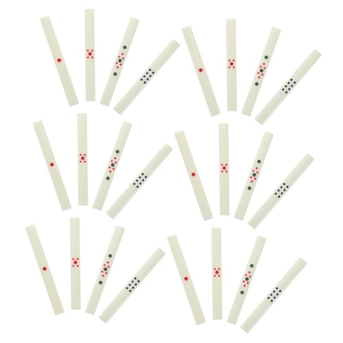 ibasenice 88st Chip-Stick Zählstock Mahjong Handhalterung Mahjong-Karte Mahjong Display-Rack-Halterung Lagerregal-Dekoration Werkzeugstock Mahjong Haushaltslampenfassung Plastik Beige von ibasenice