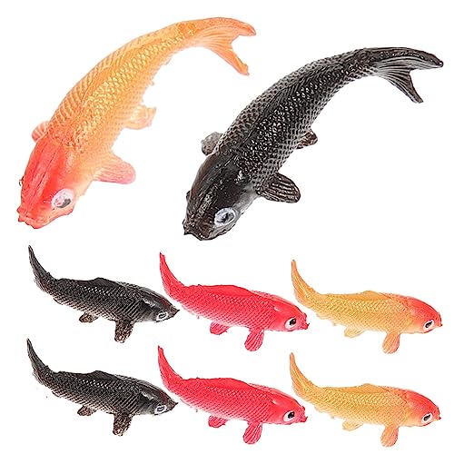ibasenice 8pcs Mini Handwerk Fisch Puppenhaus Karpfen Fisch Figuren Maßstab 1:12 Miniatur Wohnkultur ibasenice 8pcs Mini Handwerk Fisch Puppenhaus Karpfen Fisch Figuren Maßstab 1:12 Miniatur Wohnkultur von ibasenice