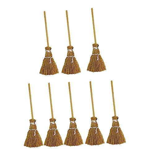 ibasenice 8St Puppenhausbesen Hexenbesenstiel Kleiner Besen für künstliche Minibesen für kinderspielzeug Mini-Besen-Requisiten Mini handgewebter Besen Vegetation ibasenice 8St Puppenhausbesen Hexenbesenstiel Kleiner Besen für künstliche Minibesen für kinderspielzeug Mini-Besen-Requisiten Mini handgewebter Besen Vegetation von ibasenice