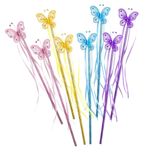 ibasenice 8 Stücke Schmetterlings Feenstab für Kinder Zarter Zauberstab Kreatives Design für Kostüm Rollenspiele Party Zubehör ibasenice 8 Stücke Schmetterlings Feenstab für Kinder Zarter Zauberstab Kreatives Design für Kostüm Rollenspiele Party Zubehör von ibasenice
