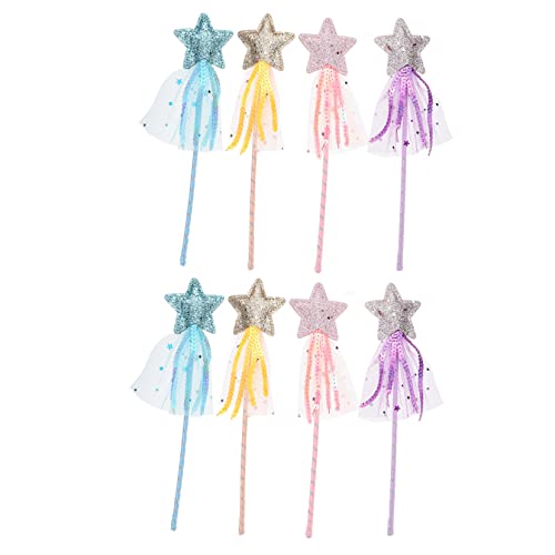 ibasenice Fee Zauberstäbe Mädchen 8pcs Spielzeug Für Kinder Handgemachte Fee Stick Kleid-up Party Spielzeug Sicher von ibasenice