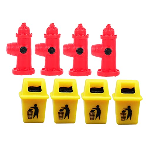 ibasenice 8pcs Miniatur Hydranten Mülleimer Set Realistische Puppenhaus Mülltonne Für Dekorative Spielzeug ibasenice 8pcs Miniatur Hydranten Mülleimer Set Realistische Puppenhaus Mülltonne Für Dekorative Spielzeug von ibasenice