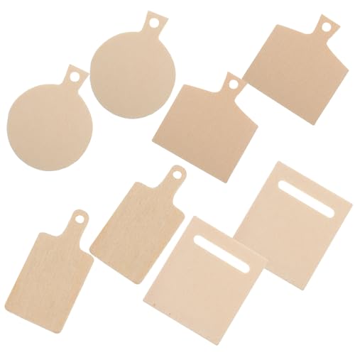 ibasenice 8st Mini-schneidebrettmodell Mini-schneidebretter Für Die Küche Miniküche Für Schneidebretter Für Bastelarbeiten Schneidebrett Klein Griffe Für Wurstbretter Beige Hölzern ibasenice 8st Mini-schneidebrettmodell Mini-schneidebretter Für Die Küche Miniküche Für Schneidebretter Für Bastelarbeiten Schneidebrett Klein Griffe Für Wurstbretter Beige Hölzern von ibasenice