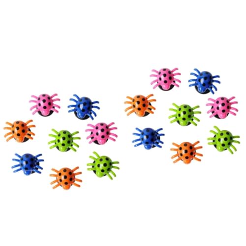 ibasenice 8stücke Teiliges Bouncing Spinnen Spielzeug Für Junge Mädchen Pädagogisches Schüttelspielzeug Mit Farbenfrohem Design Für Drinnen Und Draußen Fördert Die Neugier Und von ibasenice