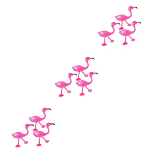 ibasenice 9 STK aufblasbarer Flamingo Spielzeug für Kinder kinderspielzeug Kleinkindspielzeug Badespielzeug für Kleinkinder Spielzeuge Badespielzeug für Babys Flamingo-Spielzeug zu Hause von ibasenice