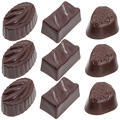 ibasenice 9 Stück Simulationsschokolade Schokolade Masse Modellierschokolade Schokoladen-Anhänger schokoladenform Chocolate Mold Desktop-Schokoladenmodell kleines Schokoladendekor PVC ibasenice 9 Stück Simulationsschokolade Schokolade Masse Modellierschokolade Schokoladen-Anhänger schokoladenform Chocolate Mold Desktop-Schokoladenmodell kleines Schokoladendekor PVC von ibasenice