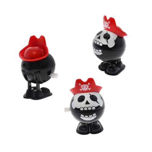 ibasenice 9 Stück Springender Geisterzahn Springendes Piraten-Haarketten-Springen- Halloween Halloween Toys Kid Toys springende Laufspielzeuge Halloween für Kleinkinder von ibasenice