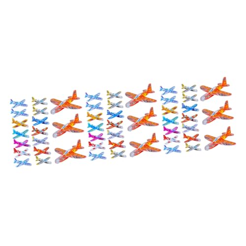 ibasenice 90 Flugzeug Karnevalspreise Flugzeug-Gastgeschenke geschenktüte Einschulung Spielzeug Segelflugzeug kleine Segelflugzeuge Modell Handwurf Flugzeug Kind von ibasenice