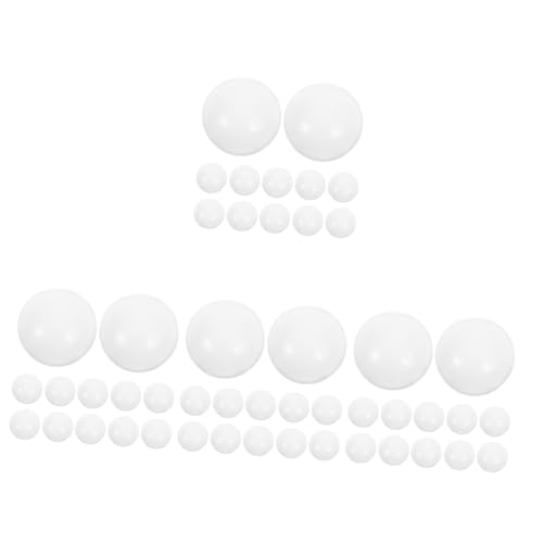 ibasenice 96 STK Mini-tischfußball Gaming-Sachen Tischfußballspielbälle Desktop-fußballzubehör Tischfußball-ersatz Bälle Für Tischkicker Tischfußballbälle Spielball Die Hüften Weiß Glänzend von ibasenice