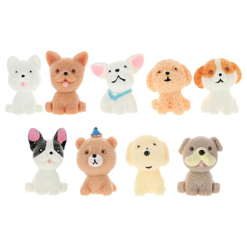 ibasenice Harz Welpen Figuren Landschaft Decor Mini Hund Figuren Spielset Präsentieren ibasenice Harz Welpen Figuren Landschaft Decor Mini Hund Figuren Spielset Präsentieren von ibasenice