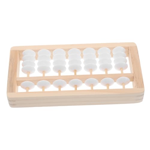 ibasenice Abakus aus Holz Kleiner Weihnachtsschmuck Abakus-Foto-Requisite Mini-Abakus für Fotos ästhetisches Montessori- Boho-Holzspielzeug Mini-Greifspielzeug aus Holz hölzern Weiß ibasenice Abakus aus Holz Kleiner Weihnachtsschmuck Abakus-Foto-Requisite Mini-Abakus für Fotos ästhetisches Montessori- Boho-Holzspielzeug Mini-Greifspielzeug aus Holz hölzern Weiß von ibasenice