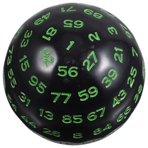 ibasenice Acryl-100-seiten-würfel Multifunktionsspiel Würfel-Party-würfel Tragbare Tischspielwürfel Würfel von ibasenice