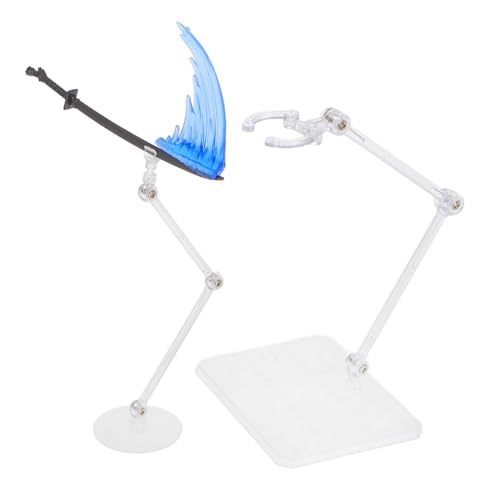 ibasenice Action Figur Display Ständer Transparenter mit Verstellbarer Puppenstütze für Sammlerfiguren und Modellwaffen Deko von ibasenice