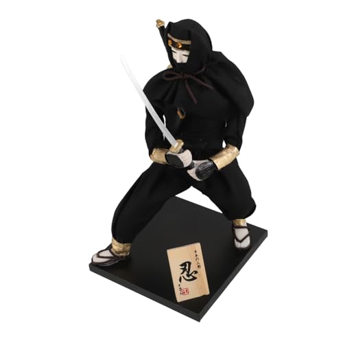 ibasenice Actionfiguren Kampffiguren Schlachtfiguren Wohndekoration Miniatur Antike Figurine Kämpferfiguren Statue Schwarzer Gips von ibasenice