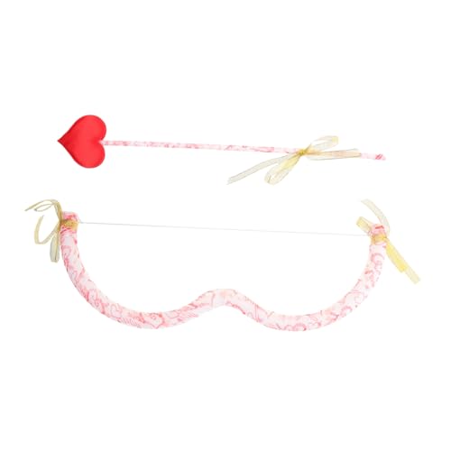 ibasenice Amorbogen Valentinstag Amor Kostüm für Amorpfeil Halloween Kostüm Amorpfeil Kit Herz ibasenice Amorbogen Valentinstag Amor Kostüm für Amorpfeil Halloween Kostüm Amorpfeil Kit Herz von ibasenice
