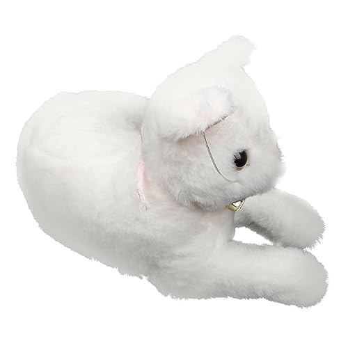 ibasenice Animal Figures süße plüschtiere geburtstagsmitgebsl Geburtstagsgeschenke Katzen plüschtiere Soft Toy graue Katze gefüllte Katzenverzierung lebensechte Katze realistische Katze Weiß ibasenice Animal Figures süße plüschtiere geburtstagsmitgebsl Geburtstagsgeschenke Katzen plüschtiere Soft Toy graue Katze gefüllte Katzenverzierung lebensechte Katze realistische Katze Weiß von ibasenice