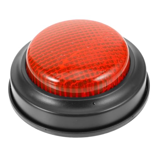 ibasenice Antwortender Spiel schulzubehör schulsachen schulzeug - Unterhaltungsbuzzer - Kinderwettbewerb Buzzer tragbarer Summer Buzzer für Gaming-Shows Antwort Summer Plastik rot von ibasenice