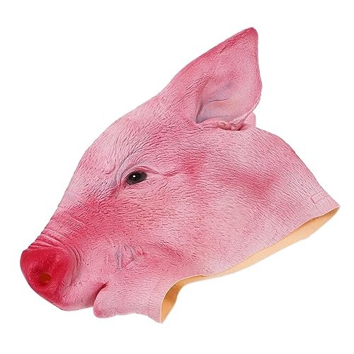 ibasenice Gruseliges Schweine-gesichtsmaskenkleid - Maskerade-halloween-maske Für Erwachsene Jungen Und Mädchen von ibasenice