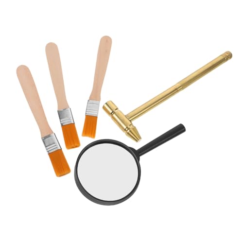ibasenice Archäologie Spielset für Hammer Meißel Pinsel Lupe Stabiles Ausgrabungswerkzeug für Kindgerechtes Stem Lernen Archäologisches Entdecken und Gemeinsames ibasenice Archäologie Spielset für Hammer Meißel Pinsel Lupe Stabiles Ausgrabungswerkzeug für Kindgerechtes Stem Lernen Archäologisches Entdecken und Gemeinsames von ibasenice