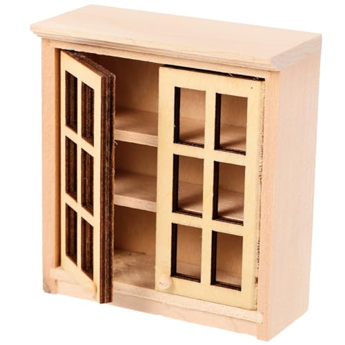 ibasenice Miniatur Möbel Schrank Maßstab Einrichtung Deko Für Schlafzimmer Und Küche Detailreiches Design Für Miniatur Dekoration von ibasenice