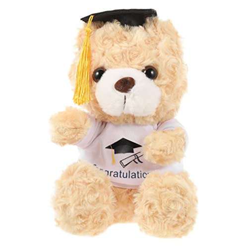 ibasenice Arzt Mütze Graduierung Bär Abschluss Stofftier Kuscheltier Bärengestopfte Tiere Bärenpuppen-Souvenir Abschlusspuppe Entzückender Cartoon-bär Plüsch Light Brown ibasenice Arzt Mütze Graduierung Bär Abschluss Stofftier Kuscheltier Bärengestopfte Tiere Bärenpuppen-Souvenir Abschlusspuppe Entzückender Cartoon-bär Plüsch Light Brown von ibasenice