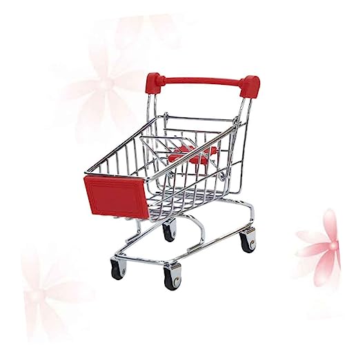 ibasenice Aufbewahrungsbehälter aufbewahrungsbox für Toy Organizer Boxen spielzeugautos Sammelobjekt Toy car Mini-Wagen Einkaufswagen Babyzubehör rot von ibasenice