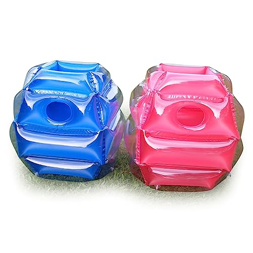 ibasenice Aufblasbarer PVC Stoßfängerball für Outdoor Spaß für Lustige Spiele Geruchsneutral und Garten und Strandaktivitäten Rot von ibasenice