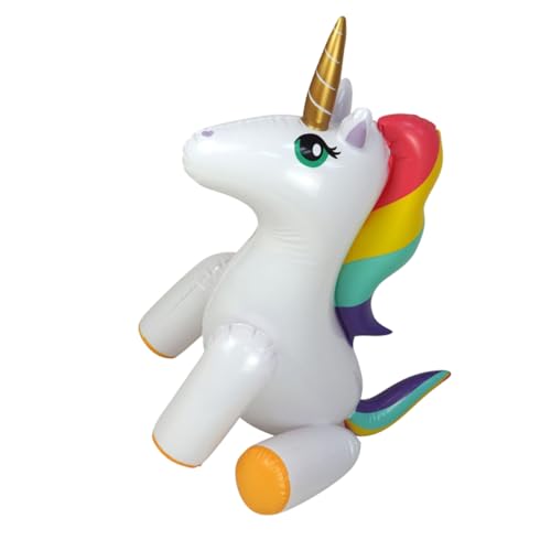 ibasenice Aufblasbares Einhornspielzeug wassersprinkler für Outdoor-Wasserspielzeug wasserspritze wassersprüher Aufblasbarer Einhorn-Sprinkler für Kleinkinder ibasenice Aufblasbares Einhornspielzeug wassersprinkler für Outdoor-Wasserspielzeug wasserspritze wassersprüher Aufblasbarer Einhorn-Sprinkler für Kleinkinder von ibasenice