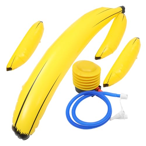 ibasenice Aufblasbares PVC Bananen mit Fußpumpe Teilig Langlebig Kratzfest Lebensechte Form Party und Bar Deko Interaktives für Fotos und Poolspaß ibasenice Aufblasbares PVC Bananen mit Fußpumpe Teilig Langlebig Kratzfest Lebensechte Form Party und Bar Deko Interaktives für Fotos und Poolspaß von ibasenice