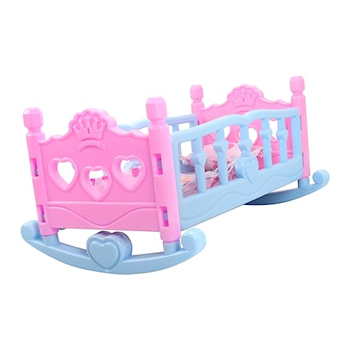 ibasenice Puppenbett Puppenbett Spielzeug Für Mädchen Miniaturbett Modell Spielhaus Material Kinderzimmerzubehör ibasenice Puppenbett Puppenbett Spielzeug Für Mädchen Miniaturbett Modell Spielhaus Material Kinderzimmerzubehör von ibasenice