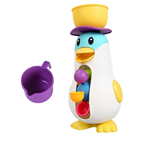 ibasenice Badespielzeug Niedliches Pinguin Wasserrad Babyspielzeug für Kleinkinder Badewanne Spritzspielzeug Fördert Kreativität und Hand Auge koordination Geeignet für Jungen Mädchen ibasenice Badespielzeug Niedliches Pinguin Wasserrad Babyspielzeug für Kleinkinder Badewanne Spritzspielzeug Fördert Kreativität und Hand Auge koordination Geeignet für Jungen Mädchen von ibasenice