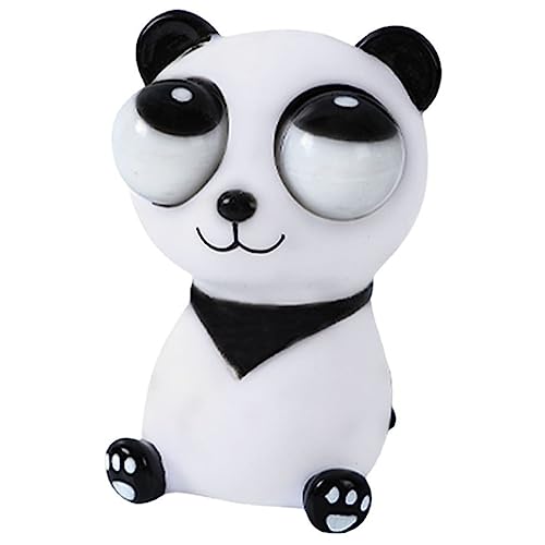 ibasenice Bärenspielzeug Ausgestopft Zappelspielzeug Plüsch Tragen Sensorisch Kompaktes Quetschspielzeug Partygeschenke Panda-quetschspielzeug Kniffliges Black Plastik von ibasenice