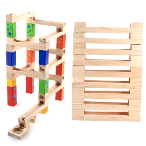 ibasenice Holzbaustein-Spielzeug – Balance-blöcke Für Kinder Mit Glatten Kanten Pädagogisches Vorschulspielzeug Für Kinder von ibasenice