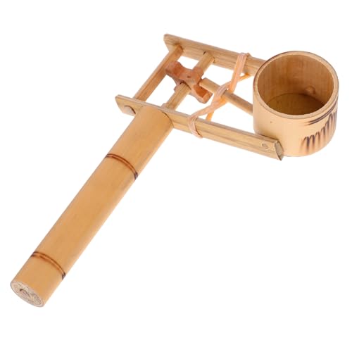 ibasenice Bambus Kastagnette mit Langem Griff Traditionelles Percussion Instrument für Lauter für Partys und Sportveranstaltungen Edukatives für Junge Musiker von ibasenice