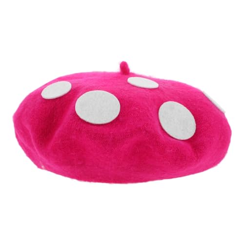 ibasenice Baskenmützen Kawaii-hüte Lustiger Pilzhut Hut in Pilzform Pilzhut Für Erwachsene Halloween-beanie-schädelmütze Bunte, Flauschige Beanie-mütze Pilz Hut Kostüm Rosy Wollmischung ibasenice Baskenmützen Kawaii-hüte Lustiger Pilzhut Hut in Pilzform Pilzhut Für Erwachsene Halloween-beanie-schädelmütze Bunte, Flauschige Beanie-mütze Pilz Hut Kostüm Rosy Wollmischung von ibasenice