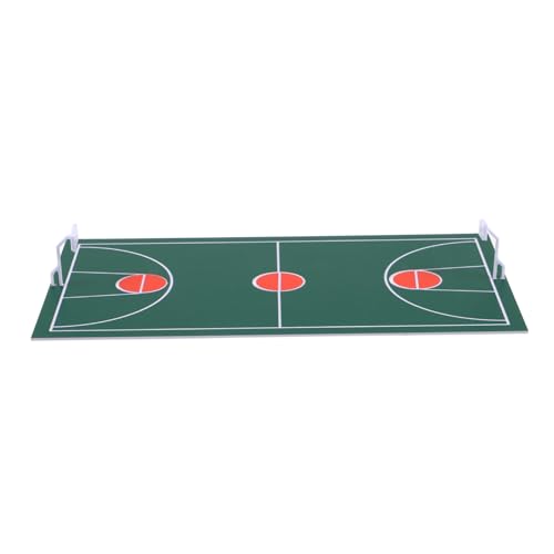 ibasenice Indoor Mini Basketballplatz Modell Basketballkorb Mini Set Kinder Mini Basketballplatz Tischsportszene Dekoratives Basketballplatz Modell von ibasenice