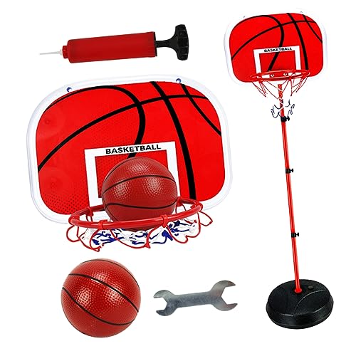 ibasenice Basketballrahmen Basketball trikotrahmen eisenregal -Basketballkorb Anhebbares Basketballspielzeug Basketballständer rot ibasenice Basketballrahmen Basketball trikotrahmen eisenregal -Basketballkorb Anhebbares Basketballspielzeug Basketballständer rot von ibasenice