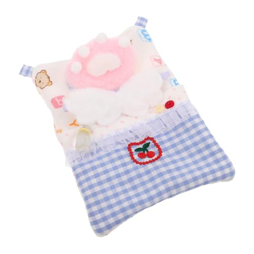 ibasenice Bettwäsche Set für Puppen Teiliges Set mit Decke Kissen und Augenmaske Charmantes Design für Puppenhäuser Ergänzung für Kreatives ibasenice Bettwäsche Set für Puppen Teiliges Set mit Decke Kissen und Augenmaske Charmantes Design für Puppenhäuser Ergänzung für Kreatives von ibasenice