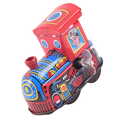 ibasenice Blechlokomotive Zug kinderspielzeug Spielzeugeisenbahn zum Aufziehen sensorisches Zug aufziehbares Wickeln den Zug ab Eisenblech rot ibasenice Blechlokomotive Zug kinderspielzeug Spielzeugeisenbahn zum Aufziehen sensorisches Zug aufziehbares Wickeln den Zug ab Eisenblech rot von ibasenice