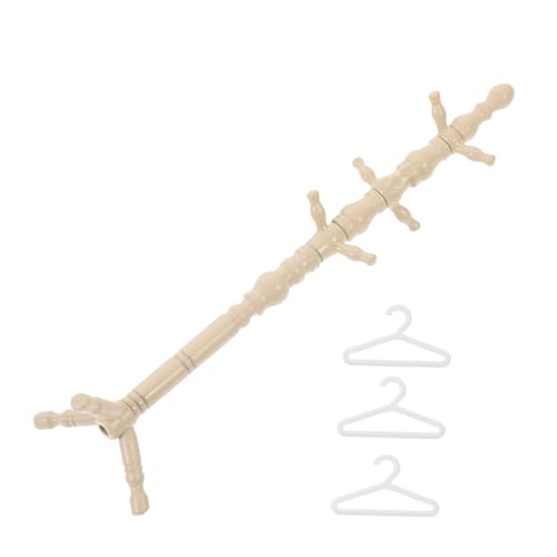 ibasenice Bodengarderobe Spielzeuge Garderobenständer Kleiderablage Kleiderständer Puppenhaus Trockenständer Für Puppenkleidung Mini-möbelspielzeug Miniatur-trockengestelle Plastik Beige ibasenice Bodengarderobe Spielzeuge Garderobenständer Kleiderablage Kleiderständer Puppenhaus Trockenständer Für Puppenkleidung Mini-möbelspielzeug Miniatur-trockengestelle Plastik Beige von ibasenice