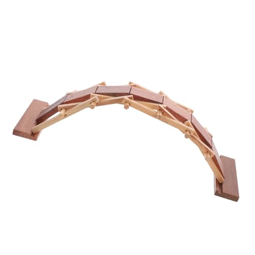 ibasenice Einzigartiges Handgefertigtes Bogenbrückenspielzeug - Pädagogisches Handwerk Für Kinder - Glattes Holz von ibasenice