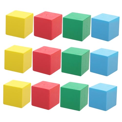 ibasenice Blöcke Bunte Holzbausteine Für Frühkindliche Bildung Farbiges Würfelspielzeug Aus Für Kreative Bauprojekte Und Pädagogisches Für ibasenice Blöcke Bunte Holzbausteine Für Frühkindliche Bildung Farbiges Würfelspielzeug Aus Für Kreative Bauprojekte Und Pädagogisches Für von ibasenice