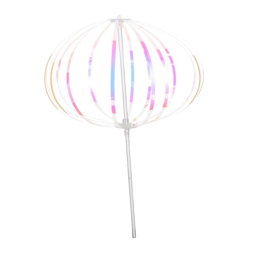ibasenice Bunter Spinnstock für Interaktives mit Leuchtenden Farben und Magischen Effekten für Outdoor Aktivitäten und Jonglierspaß Fördert Kreativität und Bewegung Beim von ibasenice