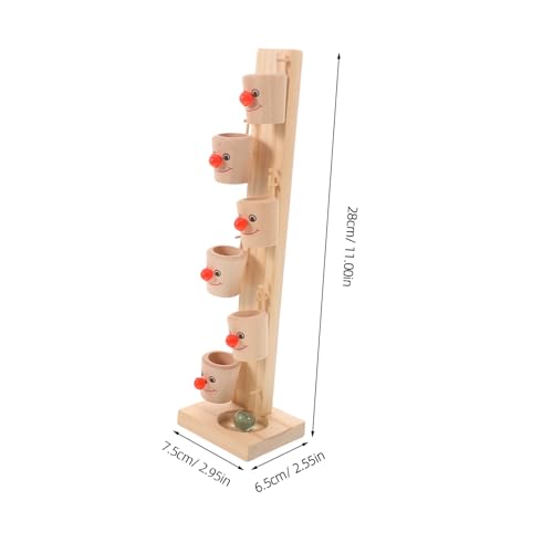 ibasenice Buntes Holzspielzeug Murmelbahn für Kleinkinder Leicht Tragbares Lernspielzeug zur Motorischer Fähigkeiten Interaktives Entwicklungsspiel für Spielerisches Lernen und Familienzeit ibasenice Buntes Holzspielzeug Murmelbahn für Kleinkinder Leicht Tragbares Lernspielzeug zur Motorischer Fähigkeiten Interaktives Entwicklungsspiel für Spielerisches Lernen und Familienzeit von ibasenice