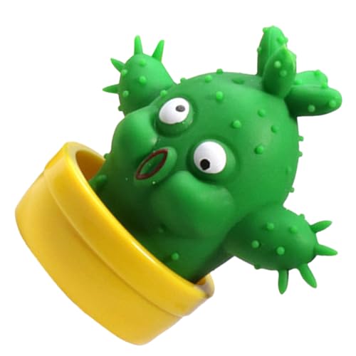 ibasenice Cactus Shape Stressspielzeug aus TPR Weiches Flexibles Antistress zappelspielzeug Kaktus Modell zum Drücken und Entspannen für Erwachsene und Jugendliche Lustiges von ibasenice