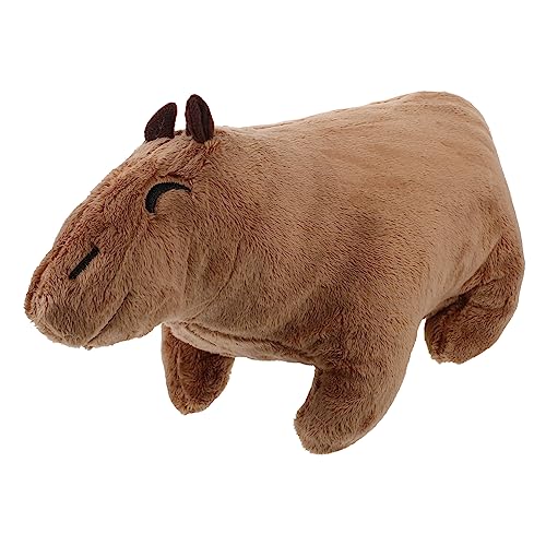 ibasenice Capybara-Puppen Capybara- Plüschtier- Plüschtiere Imitation Einer Capybara-Puppe Capybara Stofftiere Plüsch-Capybara-Puppe Wohnkultur Pp Baumwolle Light Brown von ibasenice