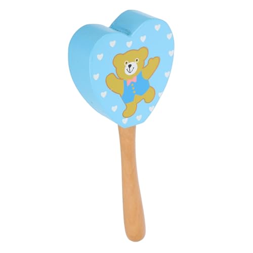ibasenice Herzförmige Holzrassel Baby-spieluhr Sinnesspielzeug Für Kleinkinder Baby-Shaker Maracas Mit Eiern Rhythmusinstrument von ibasenice