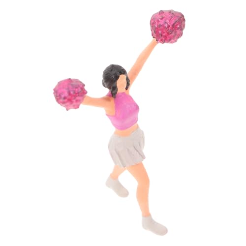 ibasenice Cheerleading -Modell Trendige Leute Puppe Kinderspielzeug Cartoon-Lappen kleine Puppe Neugeborenen Fotografie -Trainingsmodell Gelenksimulationsmodell Harz von ibasenice