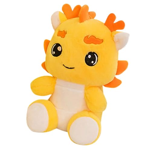 ibasenice Chinesische Stil Plüsch Drache Puppe Glücksbringer Stofftier Kuscheltier für Neujahr Geburtstage Hochzeit Festliche Dekoration von ibasenice